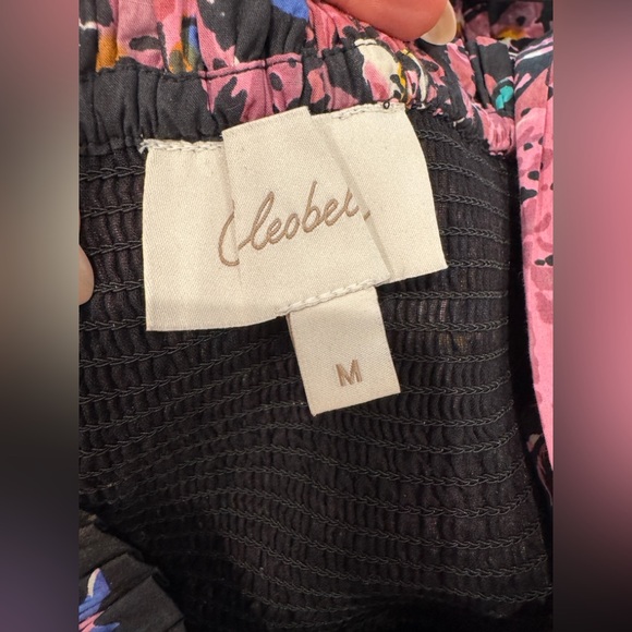 Cleobella Madeline Floral Mini Bubble Hem Dress Medium Like New - Picture 4 of 8